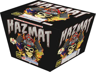 RA53063 Hazmat 500 Gram Cake 25 Shots Fan Cake