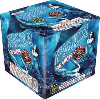 RA53602 FISH TALES 500 Gram 16 Shots Cake 