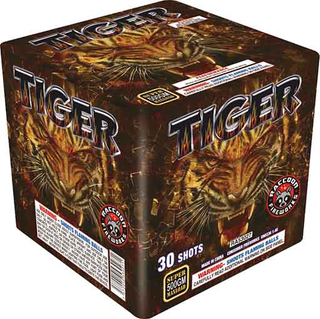 RA53027 TIGER 500 Gram 30 Shots Rectangle Cake 